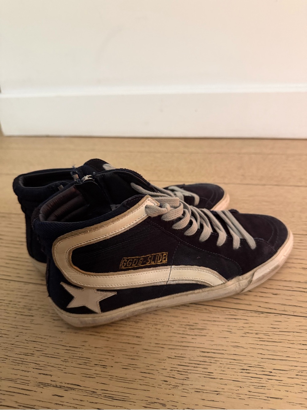 Golden Goose Black Slide Sneakers - Picture 2 of 6